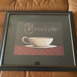 Framed Cappuccino Art Print